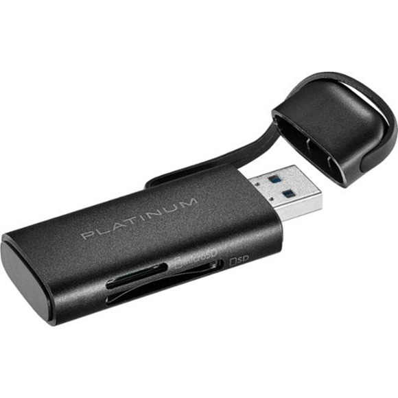 Platinum™ - UHS-I USB 3.2 Gen 1 Memory Card Reader - Black - Picture 5 of 5
